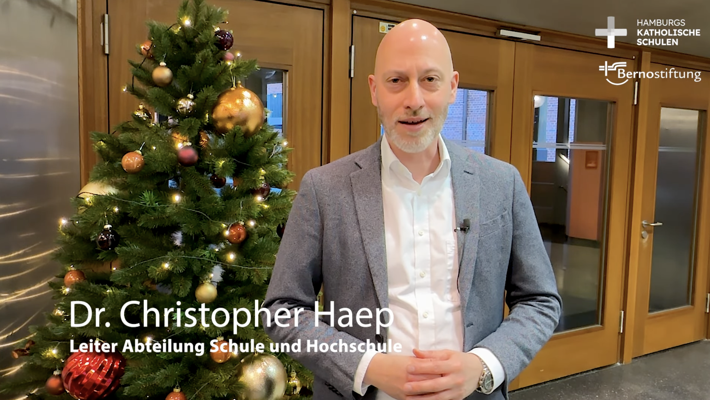 Weihnachtsgruß von Dr. Christopher Haep